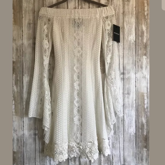 Nicholas Lace Fit Flare Dress SZ 2 NWT